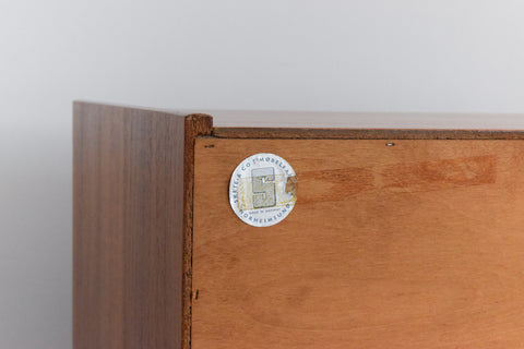 Vintage 1960s Small Teak Chest of Drawers by Fredrik Kayser for Skeie & Co. of Norway