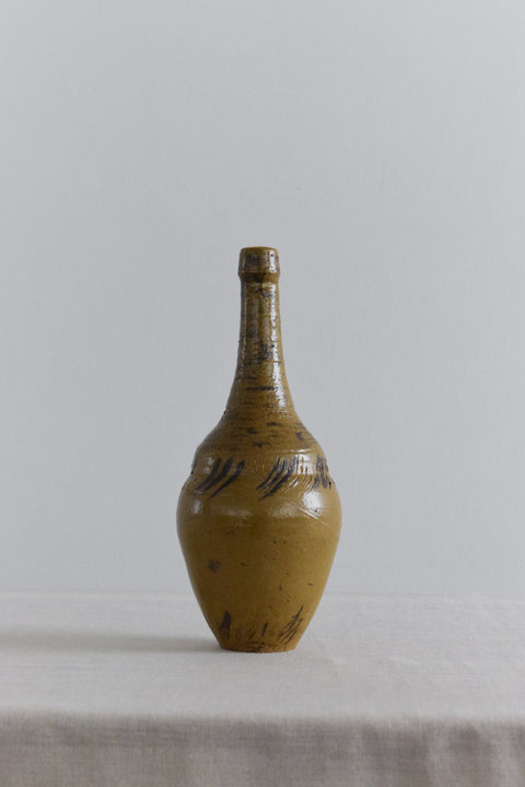 Vintage 1960s Studio Pottery Bottle by Potter Heather Marie Martin (Webster)