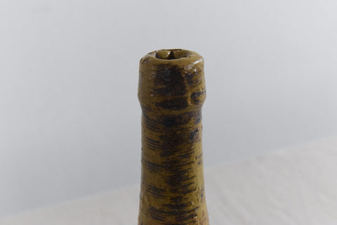 Vintage 1960s Studio Pottery Bottle by Potter Heather Marie Martin (Webster)