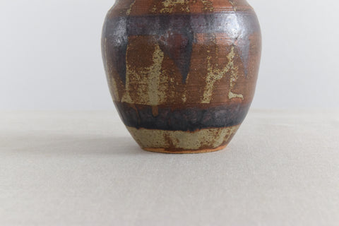 Vintage 1960s Studio Pottery Vase by Potter Heather Marie Martin (Webster)