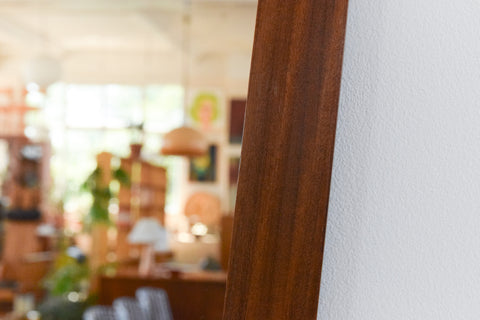 Vintage 1960s Teak Framed Mirror