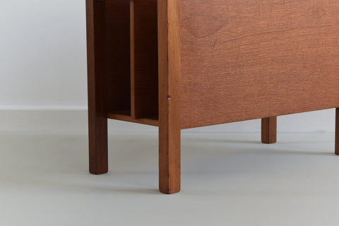 Vintage 1960s Teak Magazine Rack by Guy Rogers