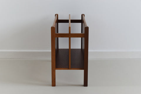 Vintage 1960s Teak Magazine Rack by Guy Rogers