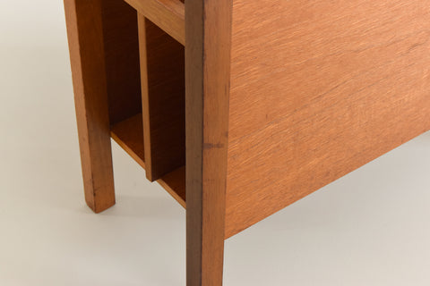 Vintage 1960s Teak Magazine Rack by Guy Rogers