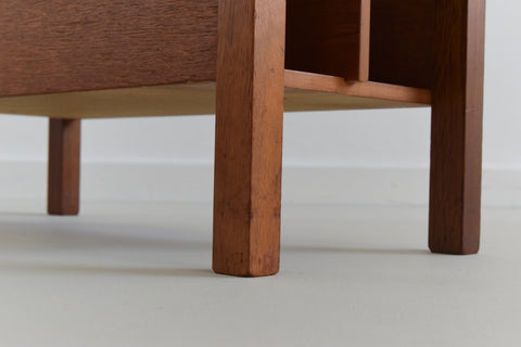 Vintage 1960s Teak Magazine Rack by Guy Rogers