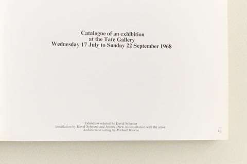 Vintage 1968 Henry Moore Sculpture The Arts Council Tate Gallery Exhibition Guide Book by David Sylvester