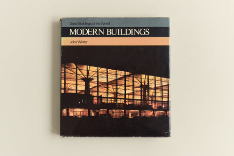 Vintage 1969 Modern Buildings book by John Winter