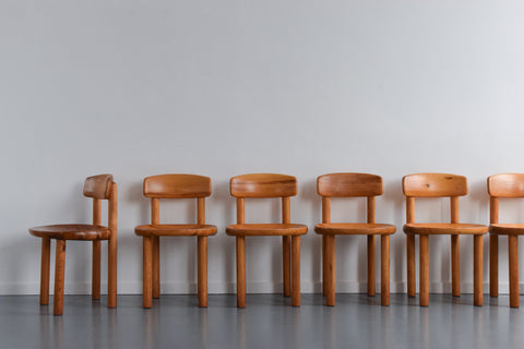 Vintage 1970s Pine Dining Set by Rainer Daumiller