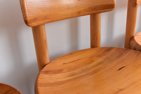 Vintage 1970s Pine Dining Set by Rainer Daumiller