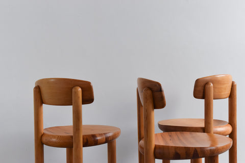 Vintage 1970s Pine Dining Set by Rainer Daumiller