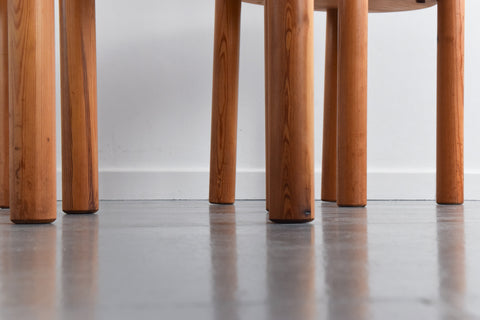 Vintage 1970s Pine Dining Set by Rainer Daumiller