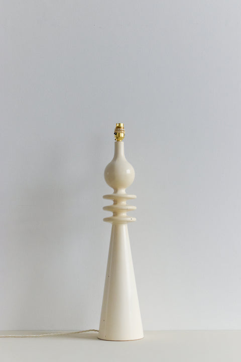 Vintage 1970s Tall Sculptural Lamp Base