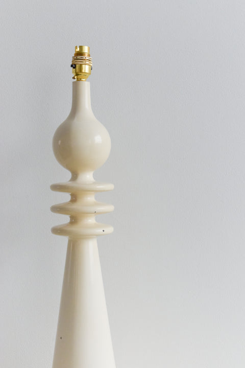 Vintage 1970s Tall Sculptural Lamp Base