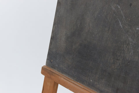 Vintage Double Sided A-Frame Easel / Chalkboard