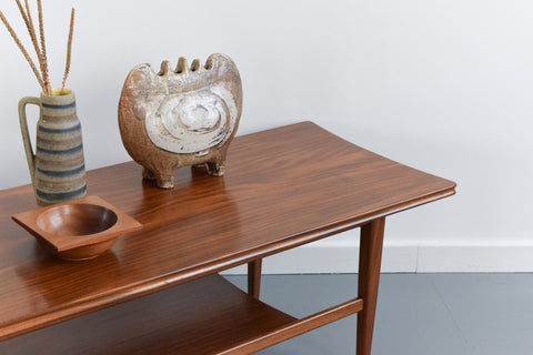 Vintage Afromosia Two Tier Coffee Table By Richard Hornby For Heals