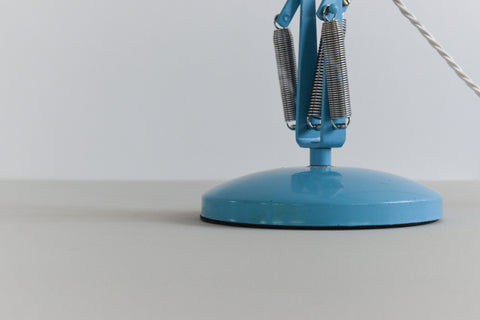 Vintage Blue Anglepoise Apex 90 Lamp by Herbert Terry & Sons