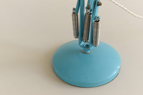 Vintage Blue Anglepoise Apex 90 Lamp by Herbert Terry & Sons