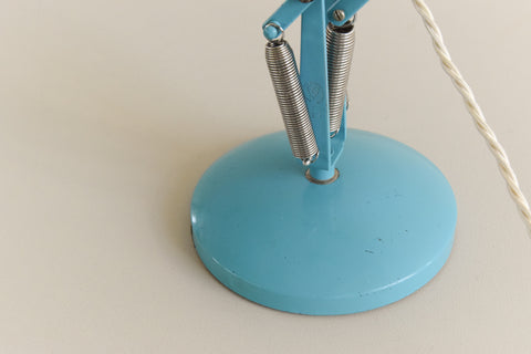 Vintage Blue Anglepoise Apex 90 Lamp by Herbert Terry & Sons