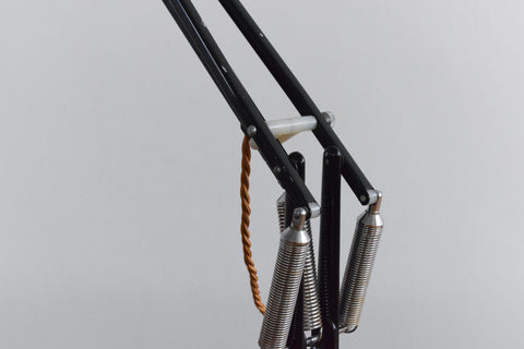 Vintage Black Anglepoise Lamp Model 75 by Herbert Terry & Sons