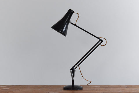 Vintage Black Anglepoise Lamp Model 75 by Herbert Terry & Sons