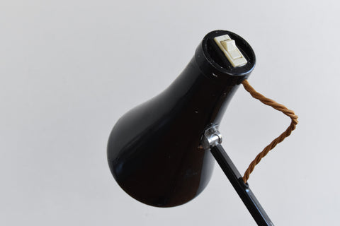 Vintage Black Anglepoise Lamp Model 75 by Herbert Terry & Sons