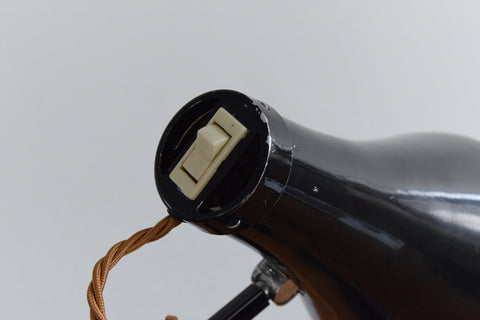 Vintage Black Anglepoise Lamp Model 75 by Herbert Terry & Sons
