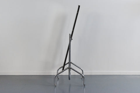 Vintage Art Deco Free Standing Chrome Cheval Mirror