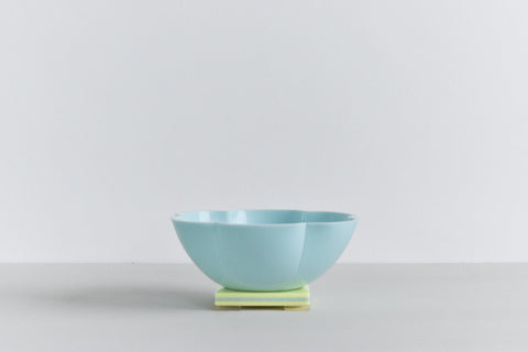 Vintage Art Deco Style Lucite Flower Shape Bowl