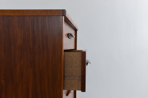 Vintage Teak Tallboy Chest of Drawers by Austinsuite