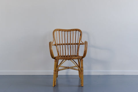 Vintage Bamboo Armchair