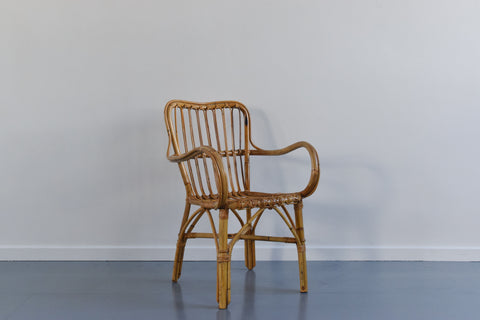 Vintage Bamboo Armchair