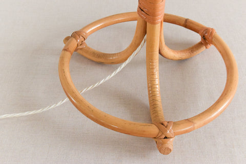 Vintage Bamboo Table Lamp Base
