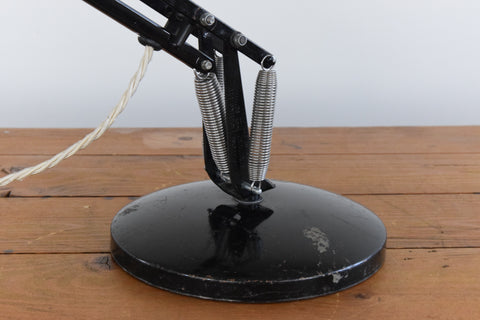 Vintage Black Anglepoise Apex 90 Lamp by Herbert Terry & Sons