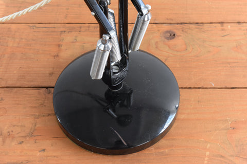 Vintage Black Anglepoise Lamp Model 75 by Herbert Terry & Sons