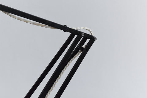 Vintage Black Hadrill & Horstmann 'Roller' Counterpoise Desk Lamp