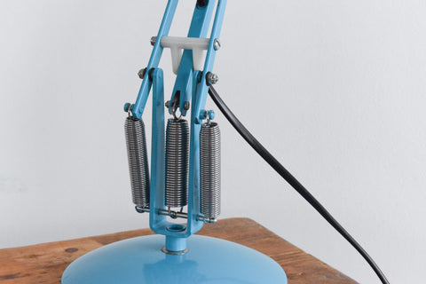 Vintage Blue Anglepoise Apex 90 Lamp by Herbert Terry & Sons