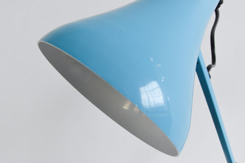 Vintage Blue Anglepoise Apex 90 Lamp by Herbert Terry & Sons
