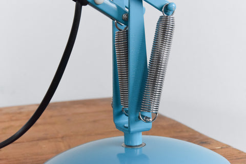 Vintage Blue Anglepoise Apex 90 Lamp by Herbert Terry & Sons