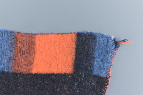 Vintage Checked Fleece Blanket by Estoril
