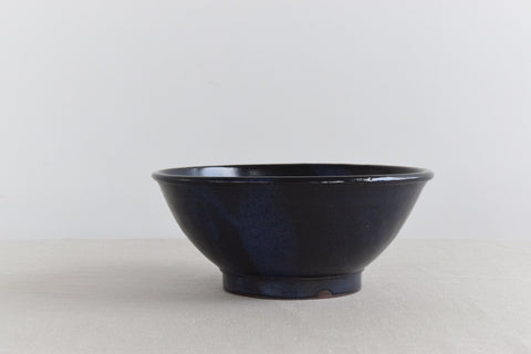 Vintage Blue Studio Pottery Bowl by Deborah Hopson Wolpe