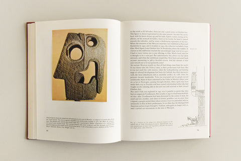 Vintage Book Art of the World, Ancient America by H.D Disselhoff and S. Linné