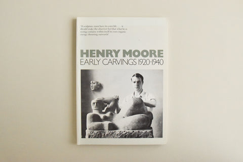 Vintage Book Henry Moore Early Carvings 1920-1940