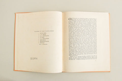 Vintage Book Masters of the Colour Print, Hokusai by Malcolm C. Salaman
