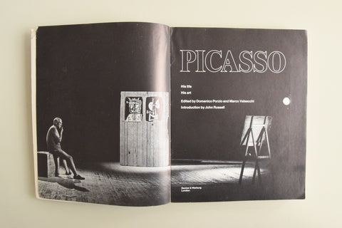 Vintage Book Picasso, His Life His Art Edited by Domenico Porzio and Marco Valsecchi