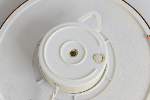 Vintage Bronze 1960s Metamec Electric Wall Clock