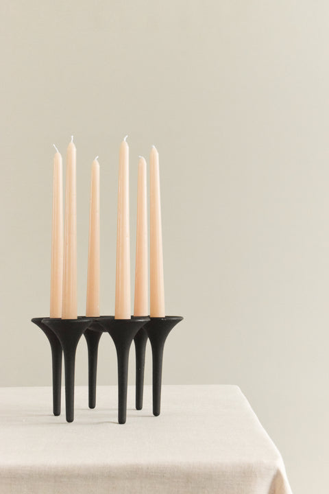 Vintage Brutalist Hornblower Candleholder by Christel & Christer Holmgren for Illumn Bolighus