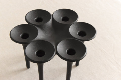 Vintage Brutalist Hornblower Candleholder by Christel & Christer Holmgren for Illumn Bolighus