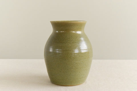 Vintage Green Ceramic Vase