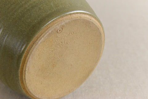 Vintage Green Ceramic Vase