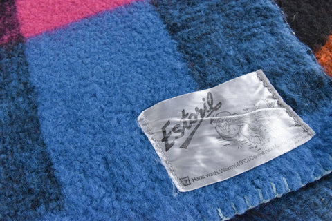 Vintage Checked Fleece Blanket by Estoril
